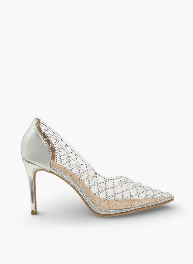 Women Embellished Stilletto Heel Shoes Ramadan Collection