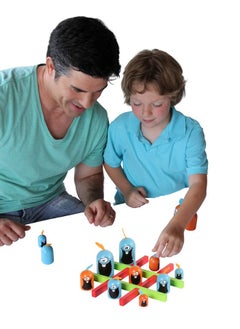 blue orange Gobblet Gobblers Fun Strategy Board Game - Award Winning Kids and Family Friendly Educational Board Game by Blue Orange Games- 2 Players for Ages 5+ (105)  - Image 3