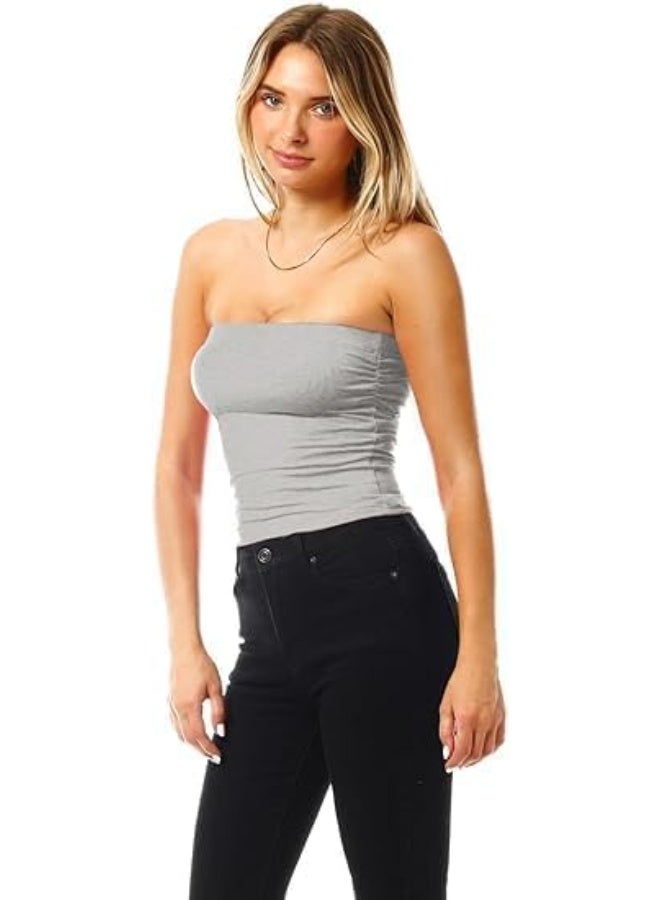 Women Strapless Striped Bandeau Tube Tops Y2K Aesthetic Sleeveless Backless Crop Tank Going Out Summer Girls - Image 3