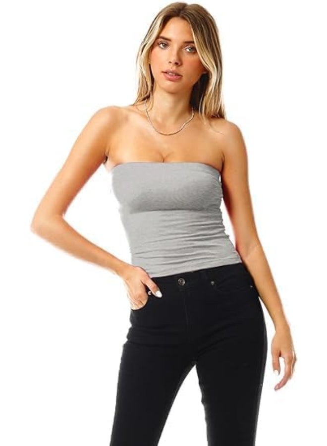 Women Strapless Striped Bandeau Tube Tops Y2K Aesthetic Sleeveless Backless Crop Tank Going Out Summer Girls - Image 2