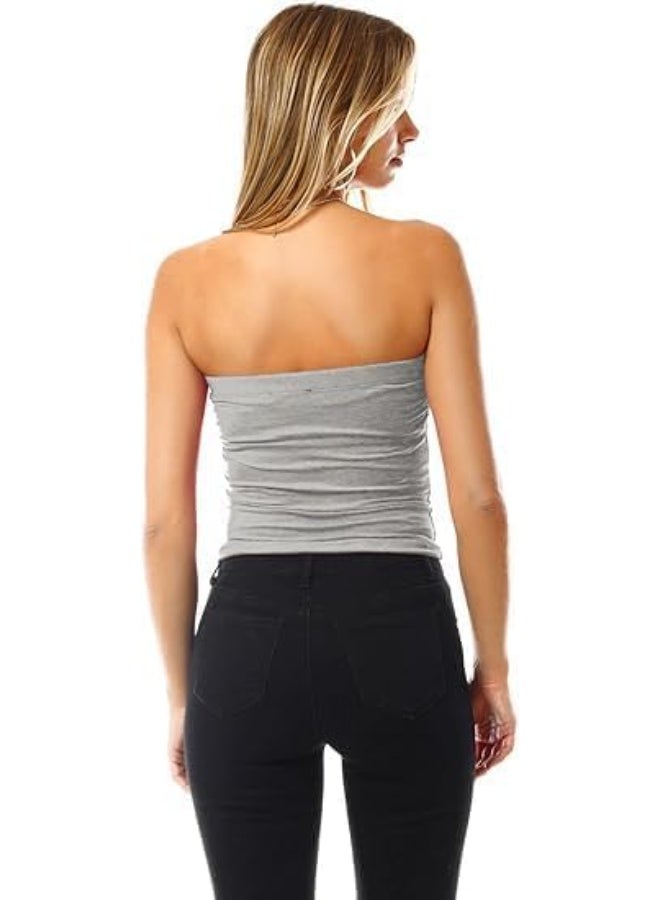 Women Strapless Striped Bandeau Tube Tops Y2K Aesthetic Sleeveless Backless Crop Tank Going Out Summer Girls - Image 4