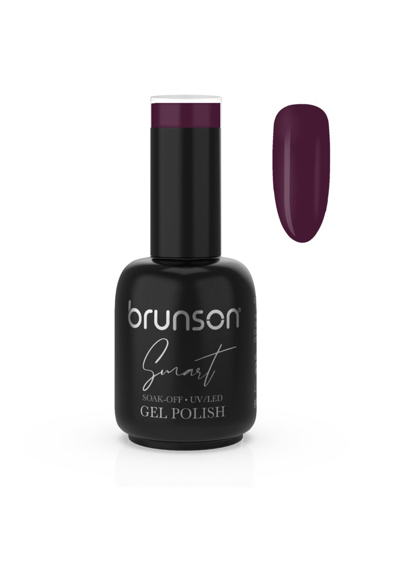brunson - Gel Polish, 15ml Smart Gel Nails Glossy Shine Finish Long Lasting Soak off UV Gel Nal Polish for Nail Art French Manicure Pedicure Salon Quality Chip Resistant Gel Nail Extensions UV Gel Nail Paint - Image 1