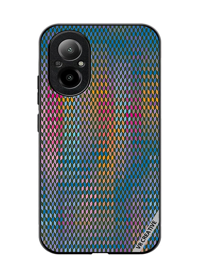 VR CREATIVE Protective Case Cover For Realme C67 4G Abstract Design Multicolour - Image 1