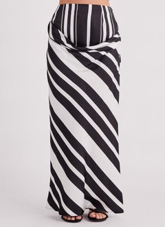 SNDYS Striped High Waist Skirt  - Image 1