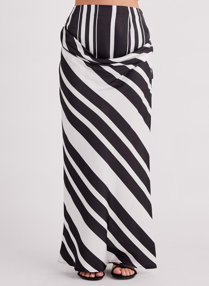 SNDYS Striped High Waist Skirt  - Image 1