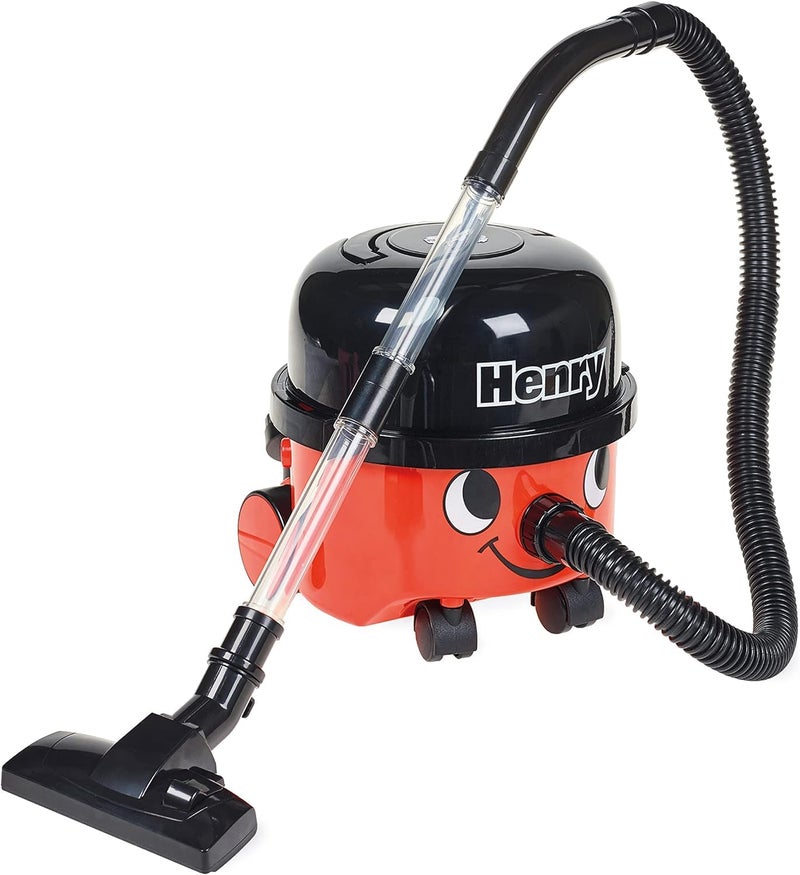 Casdon Henry & Hetty Toys - Henry Vacuum Cleaner - Red Vacuum Cleaning Toy with Real Function & Nozzle Accessories - Kids Cleaning Set - For Children Aged 3+ - Image 1