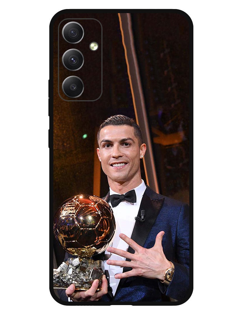 Theodor Protective Case Anti Scratch Shock Proof Bumper Cover For Samsung Galaxy M54 Ronaldo - Image 1