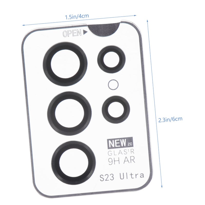 2 Pack Camera Lens Protector Tempered Glass Easy Install High Transparency Anti Scratch - Image 3