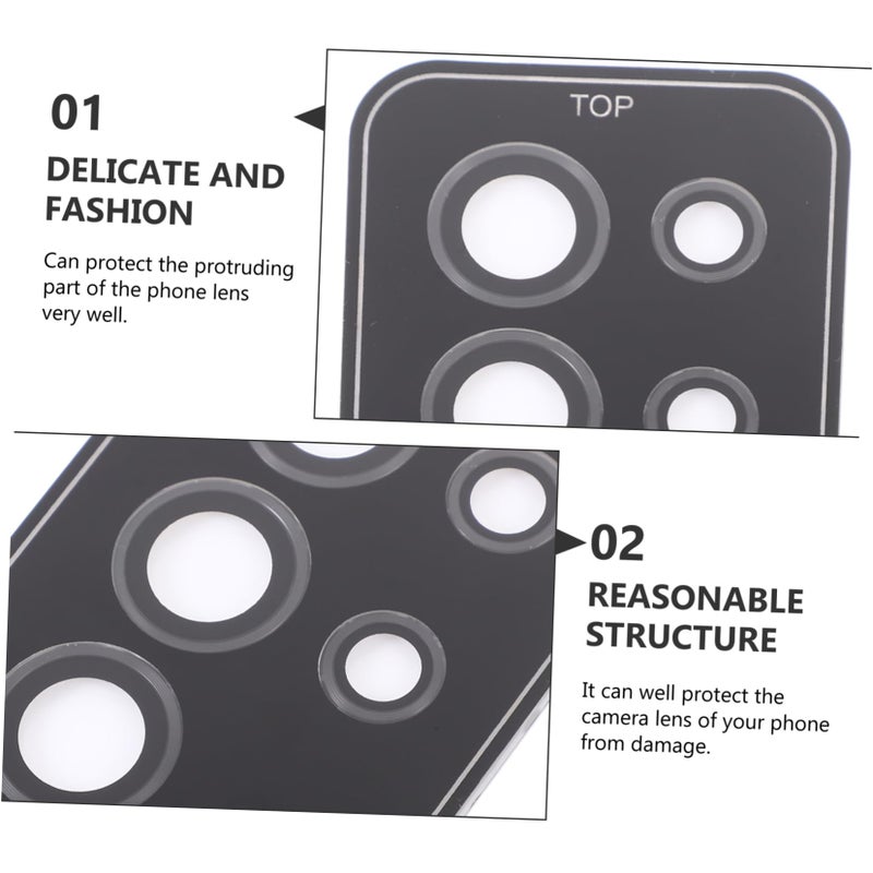 2 Pack Camera Lens Protector Tempered Glass Easy Install High Transparency Anti Scratch - Image 5