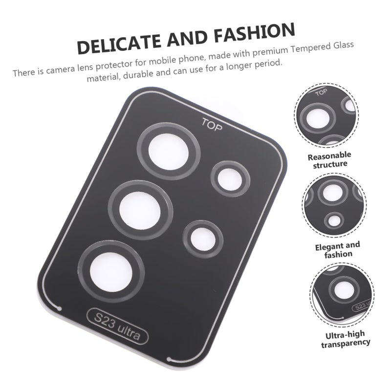 2 Pack Camera Lens Protector Tempered Glass Easy Install High Transparency Anti Scratch - Image 4