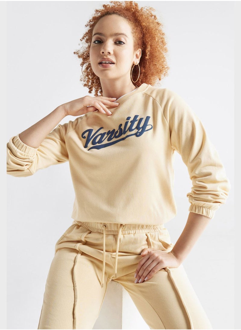 FAV Printed Crew Neck Sweatshirt  - Image 1