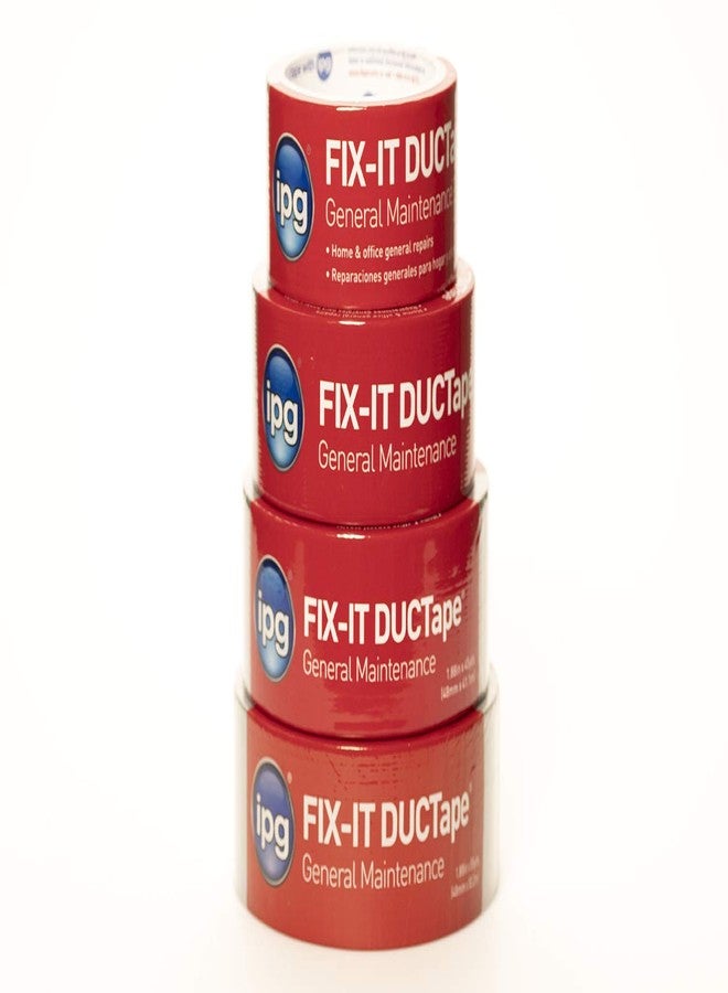 اي بس سي شريط لاصق IPG Fix-It DUCTape، شريط لاصق للصيانة العامة، 1.88 بوصة × 55 ياردة، فضي (لفة واحدة) - Image 3
