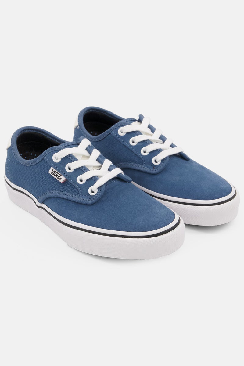 VANS Kids Boy Chima Ferguson Pro Lace Up Skateboard Shoes, Blue - Image 1