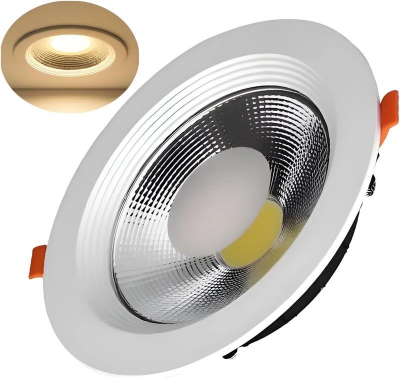 30 واط LED COB داونلايت - مصباح سقف مدمج موفر للطاقة (4000 كيلفن) - Image 1