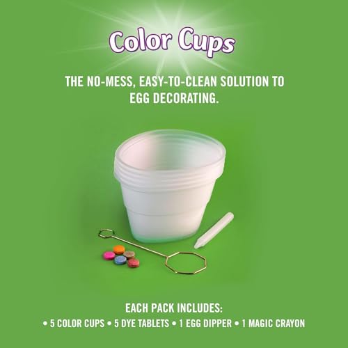 PAAS Color Cups Egg Decorating Kit (Pack of 3) - America's Favorite Easter Tradition - Image 2