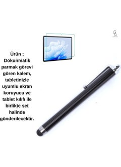 Coolacs Honor Pad X9 Compatible Tri Fold Tablet Case with Pen Holder Screen Protector Pen Set  - Image 3