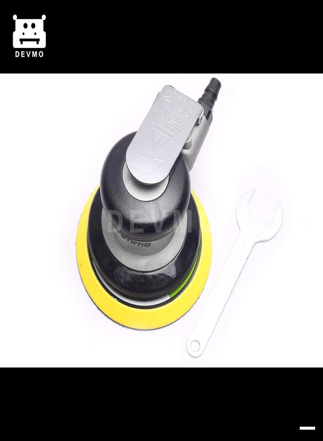 ديفمو ماكينة صنفرة هوائية عشوائية مدارية DEVMO مقاس 5 بوصات، ماكينة صنفرة هوائية احترافية مزدوجة الحركة مع تنظيم السرعة - Image 5