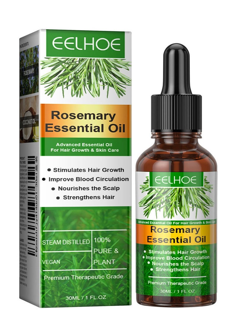 EELHOE - Rosemary Essential Oil For Hair Growth Skin Care,30ml - Image 1