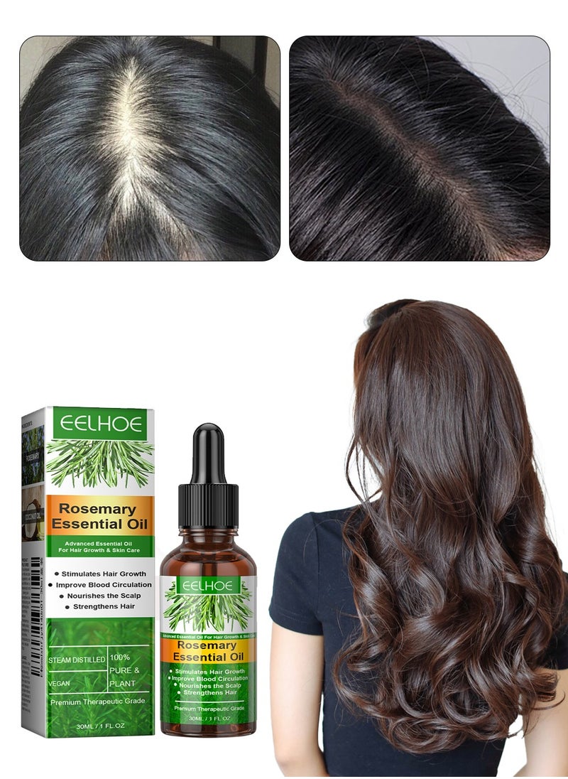 EELHOE - Rosemary Essential Oil For Hair Growth Skin Care,30ml - Image 1