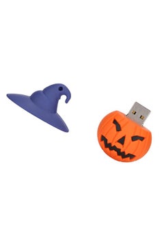 Thoraya USB2.0 Flash Memory Stick High Speed Flash Drive Flash Drive Pumpkin Monster/Pumpkin Head U Disk Pumpkin Head 32GB  - Image 2