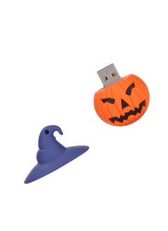 Thoraya USB2.0 Flash Memory Stick High Speed Flash Drive Flash Drive Pumpkin Monster/Pumpkin Head U Disk Pumpkin Head 32GB  - Image 4