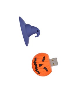 Thoraya USB2.0 Flash Memory Stick High Speed Flash Drive Flash Drive Pumpkin Monster/Pumpkin Head U Disk Pumpkin Head 32GB  - Image 3