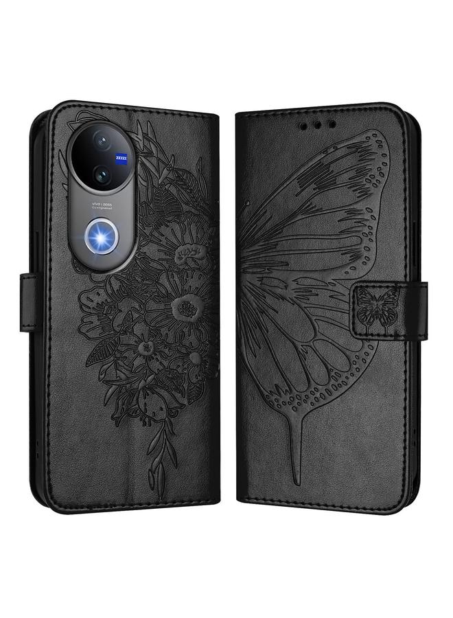 erorex Case For vivo V50 Global Embossed Butterfly Leather Phone Case - Image 2