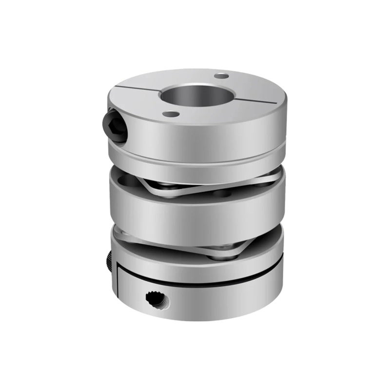 Double Diaphragm Coupling Elastic Connector Aluminum D56mm L63mm Size 12X12 7 - Image 2
