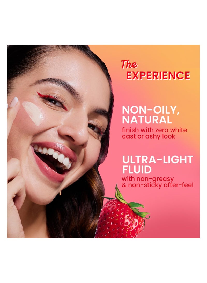 Dot & Key Strawberry Dew Tinted Sunscreen SPF 50+ Pa++++ - 05 Beige | Protection Against UA/UB | Broad Spectrum, Water & Sweat resistant | For All Skin Types | 50ml - Image 3