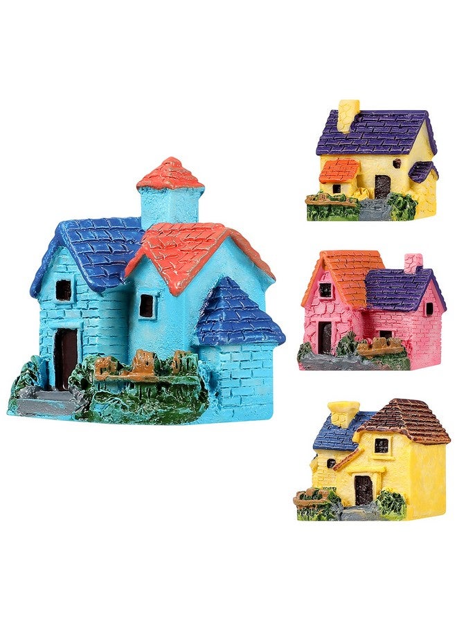 Tinksky 4Pcs Miniature Dollhouse Bonsai Craft Garden Resin Landscape Diy Villa Decor Birthday Gift For Children - Image 4