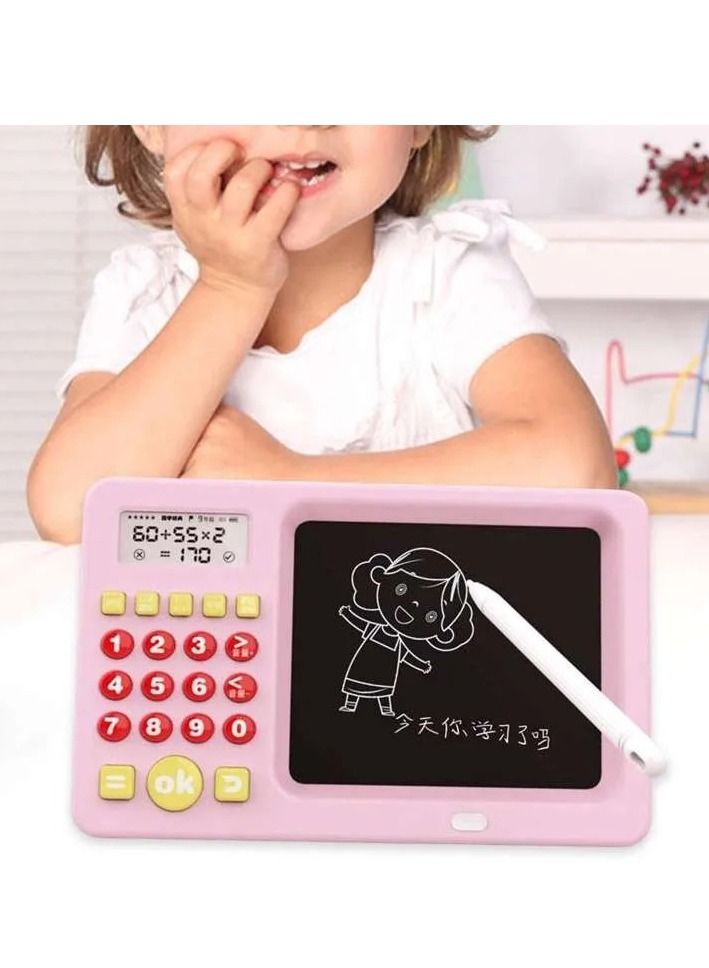 2 in 1 Writing Tablet & Calculator Intelligent Early Education Learning Machine For Boy's & Girl's - Image 1
