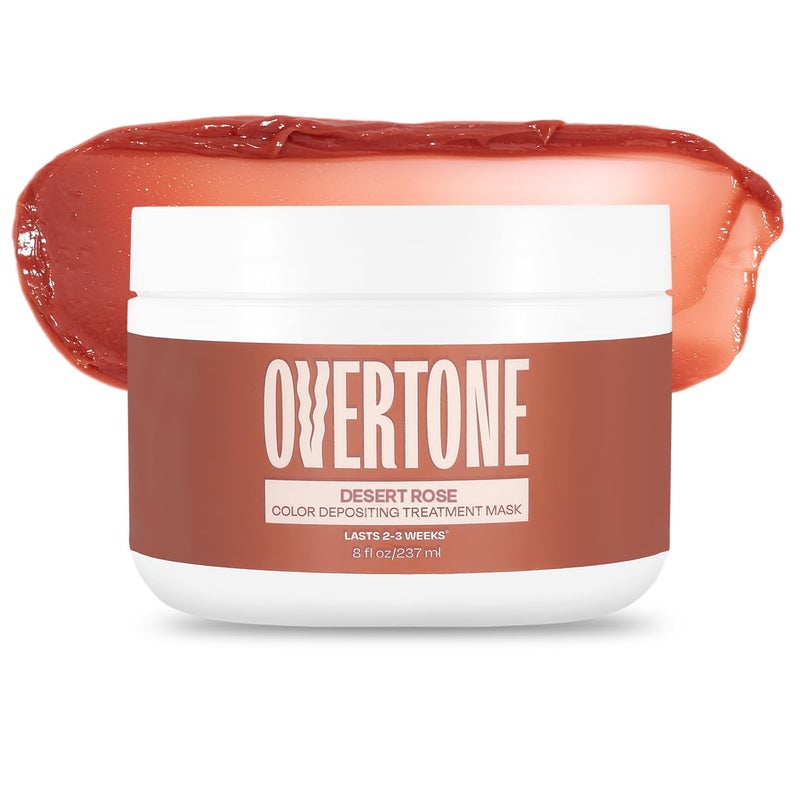 Overtone Color Depositing SemiPermanent Hair Dye Conditioner  8 oz For Natural  ColorTreated Hair Moisturizing Shea Butter  Coconut Oil  Vegan  CrueltyFree Rose Gold is now Desert Rose