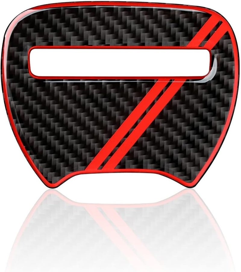 QASULER Carbon Fiber Steering Wheel Cover Trim - Image 1