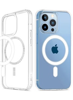 iPhone 13 Pro Case 6.1 Inch Magnetic Clear Case Compatible with MagSafe Charger Military Drop Protection Shockproof Cover