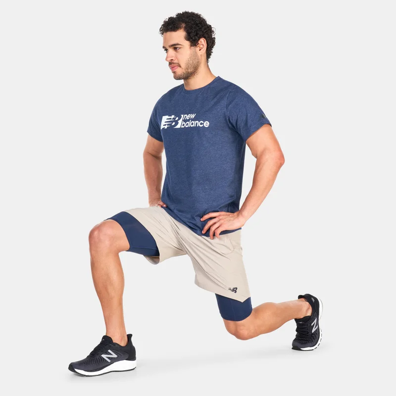 New Balance Men's Heathertech Graphic T-Shirt