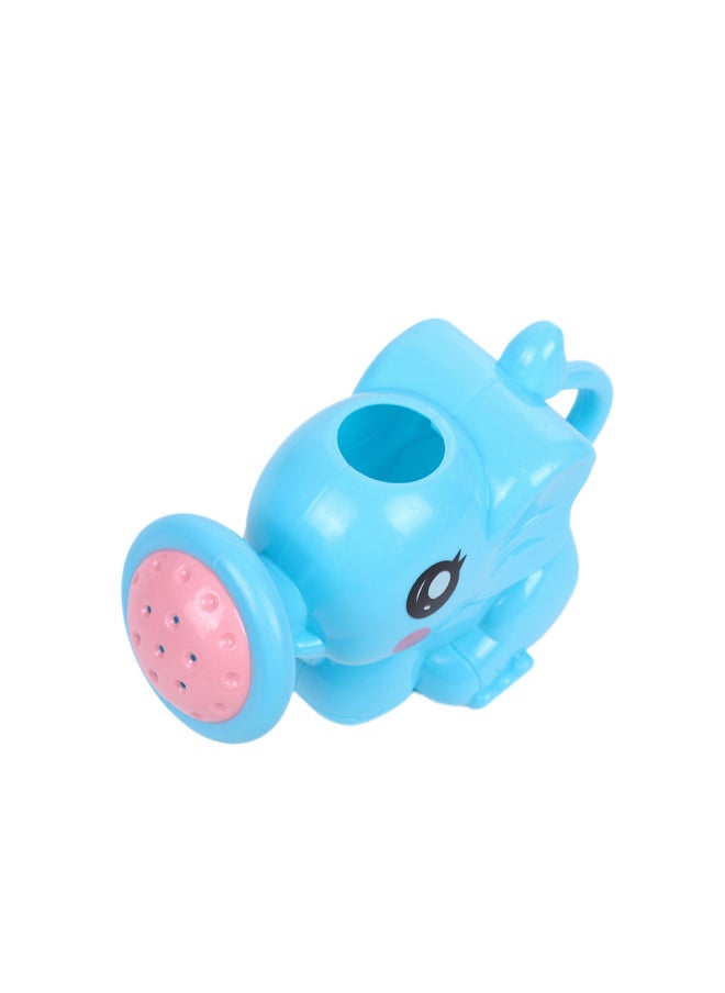 null - Baby Bathroom Bath Cartoon Elephant Shower Shower Water Play Children's Toys Baby Elephant Sprinkler Interactive Toys-Color:Fishing Blue - Image 1