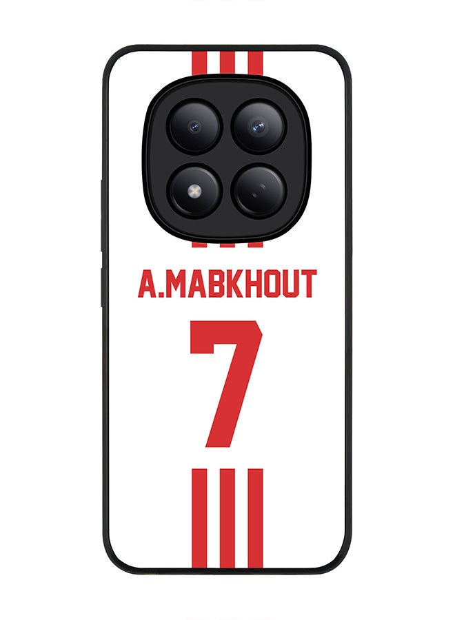 For Xiaomi Redmi Note 15 Pro 4G Case,Slim fit Camera Protection, Shockproof Thin Phone cover  - Football - UAE,  A.Mabkhout