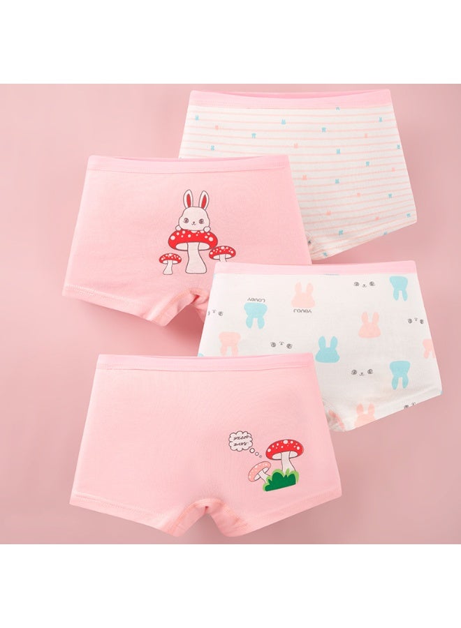 KUYING New Comfortable Skin friendly Breathable Underwear Set 0f 4 