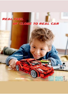 PEAKY KIDS Peaky Kids Transformer Model Building Blocks Super Car Collectible Building Blocks Bricks Set 3D Optimus Prime Construction Learning & Educational Stem Toy Engineering Kit Gift Toys for Boy  - Image 3