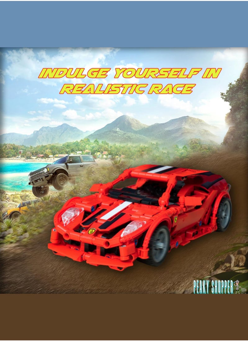 PEAKY KIDS Peaky Kids Transformer Model Building Blocks Super Car Collectible Building Blocks Bricks Set 3D Optimus Prime Construction Learning & Educational Stem Toy Engineering Kit Gift Toys for Boy  - Image 4