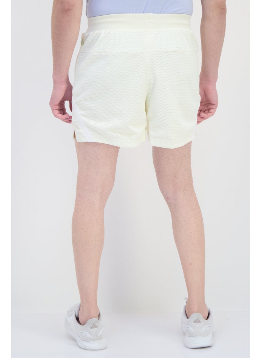 Adidas Men Sportswear Fit 5 Inseam Outdoor Shorts, Ivory  - Image 3