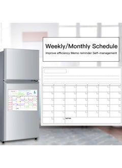 Loquat Magnetic Dry-Erase Calendar Board White  - Image 4