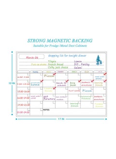 Loquat Magnetic Dry-Erase Calendar Board White  - Image 3
