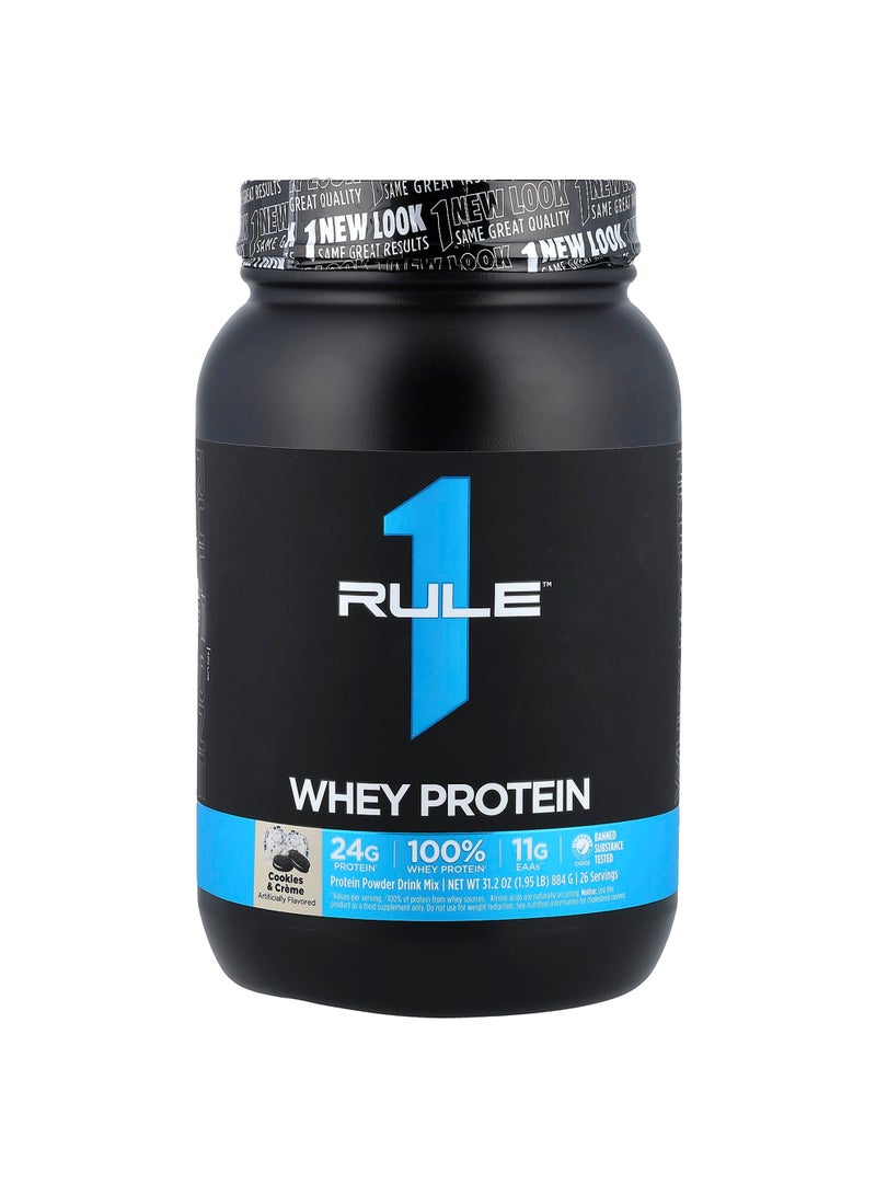 Whey Protein, Cookies & Creme, 1.95 lbs (884 g)