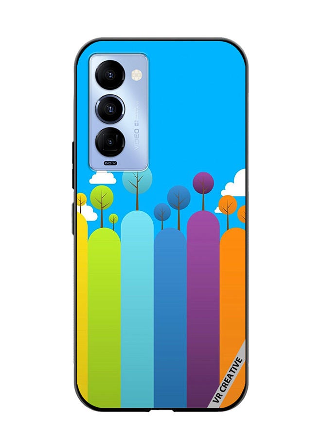 VR CREATIVE Protective Case Cover For Tecno Camon 18/18 P Nature Design Multicolour - Image 1