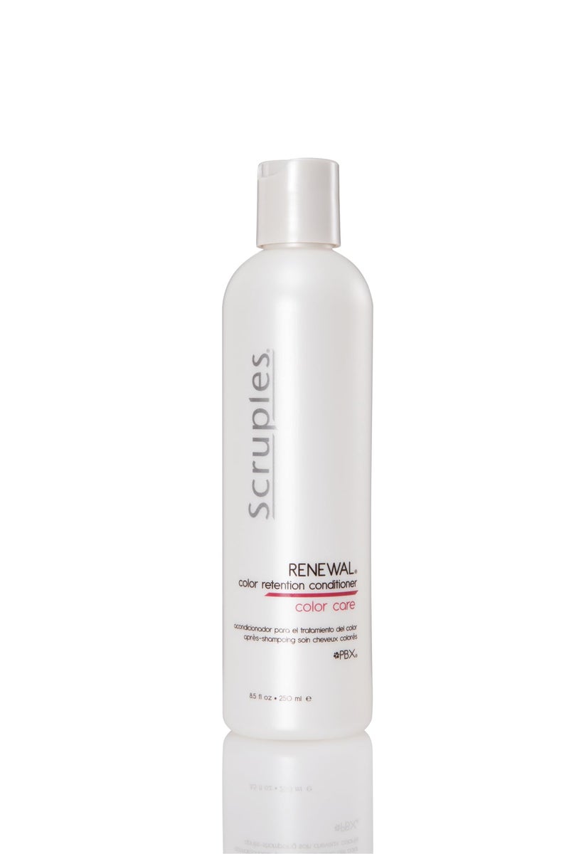 Scruples Color Renewal Hair Conditioner - Color Retention Conditioner for Color Treated Hair - UV Absorbers Ensure Protection from Sun-Fading & Elements - Gentle for All Hair Types (8.5 oz)