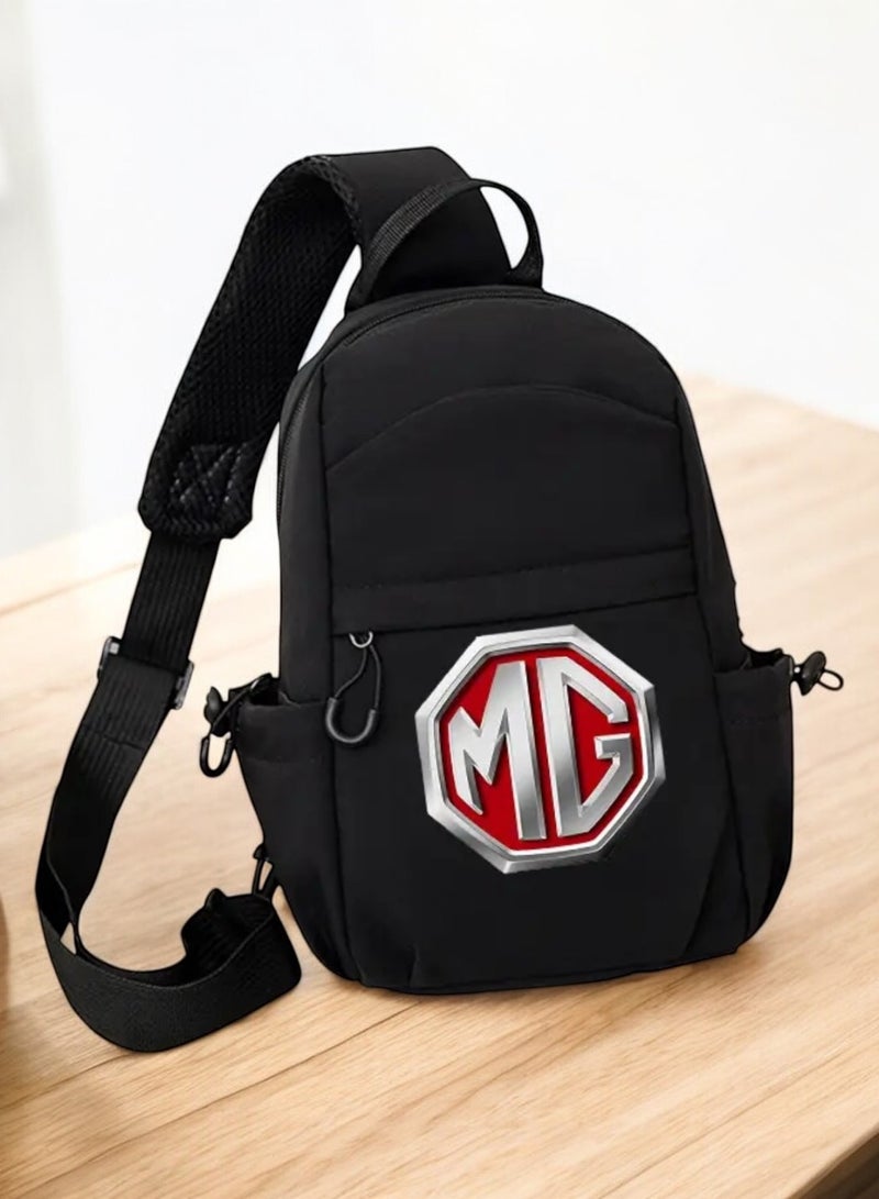 ام جي شنطة كروس بودي من إم جي للجنسين باللون الأسود بتصميم أنيق وعصري - Image 2