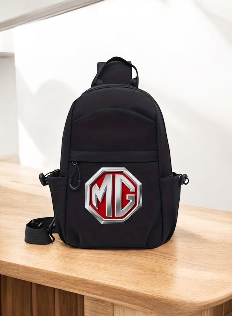 ام جي شنطة كروس بودي من إم جي للجنسين باللون الأسود بتصميم أنيق وعصري - Image 4