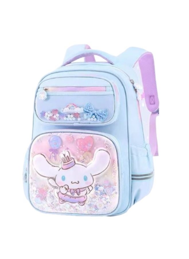 Sanrio Cinnamoroll Cartoon Chracter School Backpack, Glitter Design - Image 1