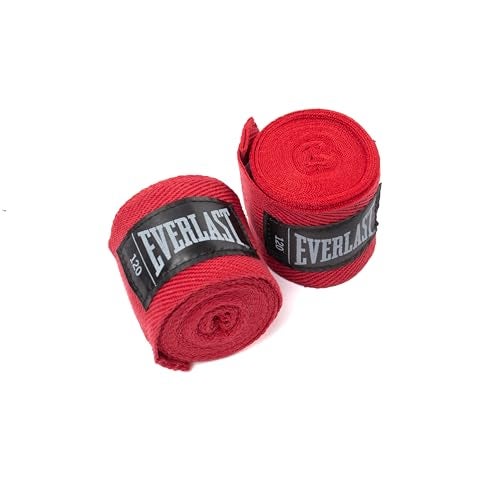 Everlast 120” Handwraps – Breathable Polyester-Cotton, Hook & Loop Closure, Wrist & Knuckle Protection, Wear Under Boxing or Training Gloves – Great for Combat Sports - Image 3